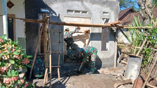 
Pembangunan RTLH Milik Lansia Mani Capai 40 Persen, TMMD Ke-128 Hadirkan Rumah Layak Huni