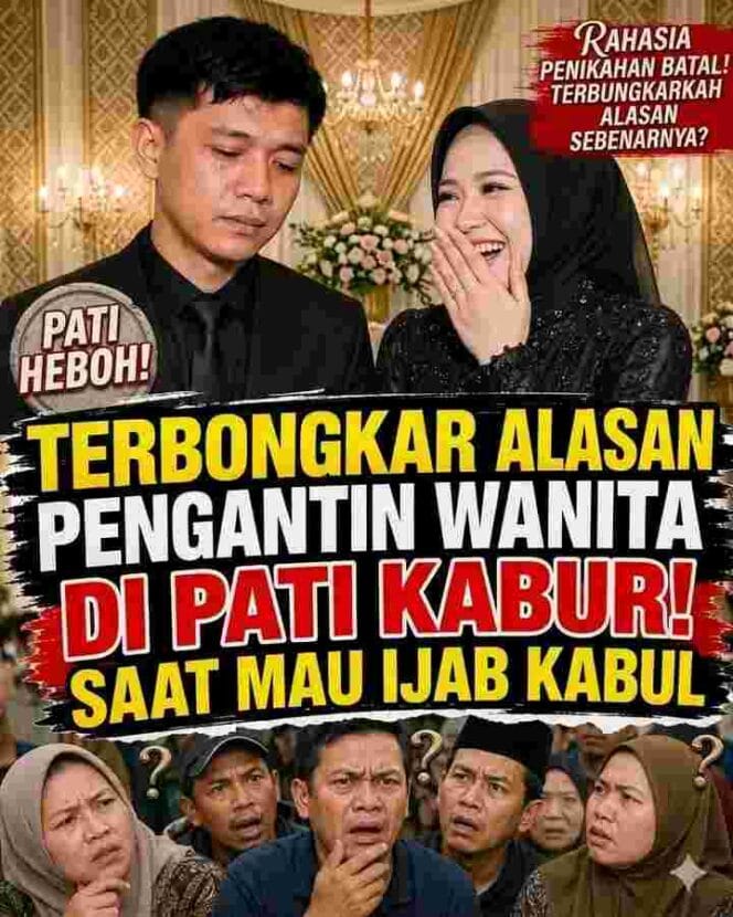 
Viral Pengantin Kabur Sebelum Akad, Muncul Dugaan Pernikahan Paksa hingga Konflik Keluarga yang Rumit