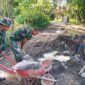 Pembangunan TPT Program TMMD Ke 128 Probolinggo di Desa Brabe Capai 85 Persen, Tinggal Satu Titik Penyelesaian