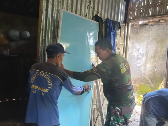 
Pembangunan Tangki Septik Individual Milik Ibu Halimah di Dusun Sumur Desa Brabe Capai 85 Persen