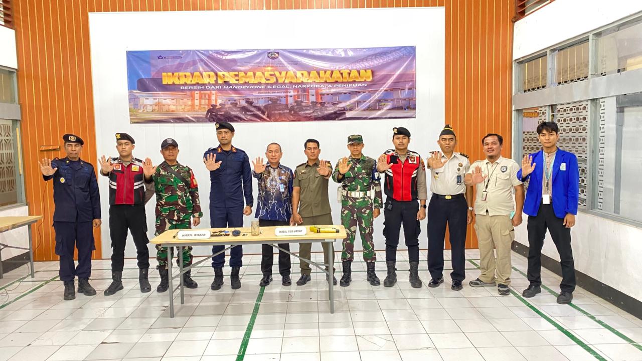 Kodim 1002/HST Ambil Bagian dalam Razia Gabungan di Rutan Barabai