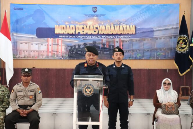 
Rutan Kraksaan Teguhkan Komitmen Bersih HP dan Narkoba Lewat Ikrar Pemasyarakatan