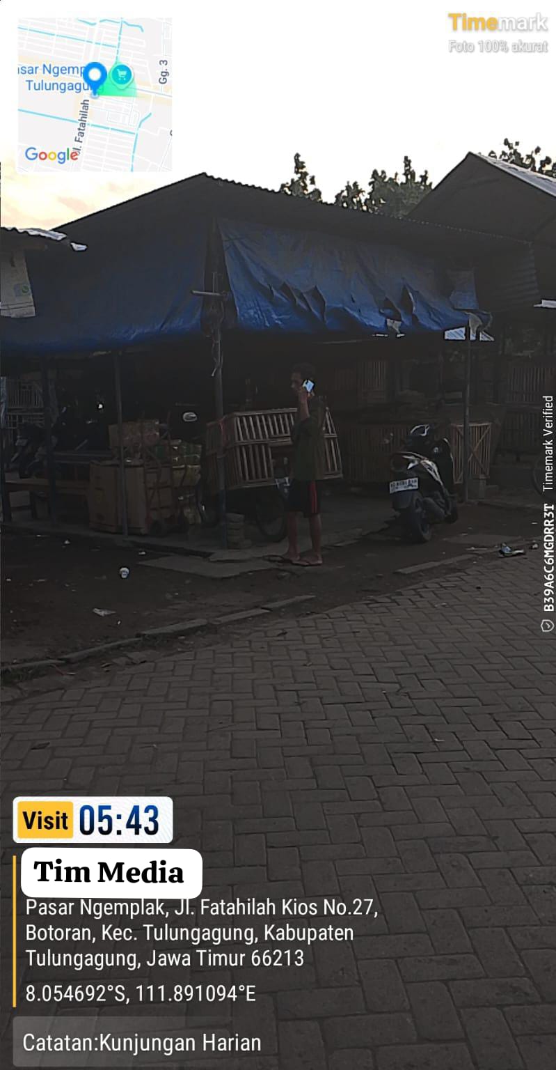 Judi Dadu Diduga Masih Jalan di Pasar Ngemplak, Kasat Reskrim Tulungagung Bungkam Saat Dikonfirmasi