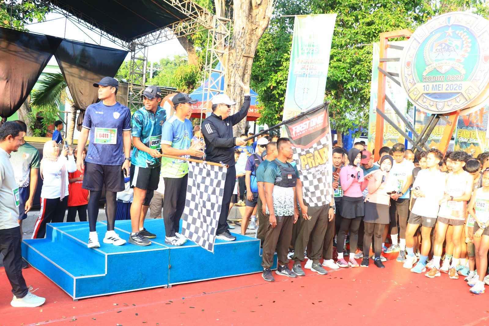Kodim 0820/ Probolinggo Gelar Fun Run Halal Bihalal 2026