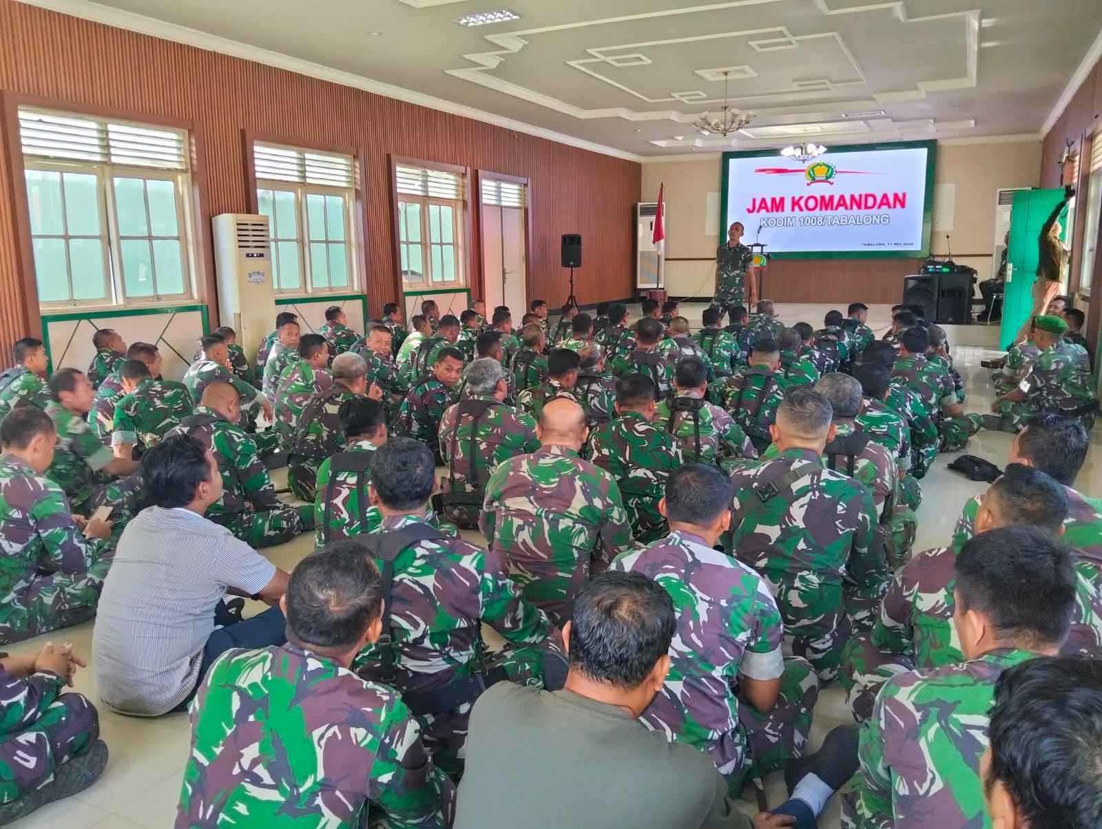 Dandim 1008/Tabalong Berikan Jam Komandan, Tekankan Disiplin dan Jaga Nama Baik Satuan