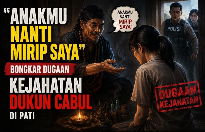 Ucapan “Anakmu Nanti Mirip Saya” Bongkar Dugaan Kejahatan Dukun Cabul di Pati Korban