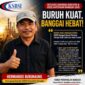 Nakhodai DPC KSBSI Banggai, Hermanius Burunaung Siap Jaga Independensi Pers dan Perjuangkan Hak Buruh