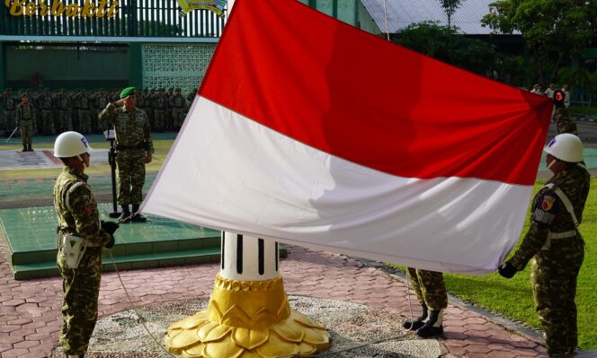 
Kasdim 0813 Bojonegoro Pimpin Upacara Tujuh Belasan Bulan Mei 2026