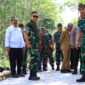 Tim Wasev Sterad TNI Tinjau Sejumlah Titik Pembangunan TMMD Ke-128 di Desa Brabe