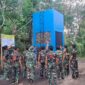 Satgas Rampungkan Tandon SPAM Program TMMD ke 128 Satgas Rampungkan Tandon SPAM Program TMMD ke 128