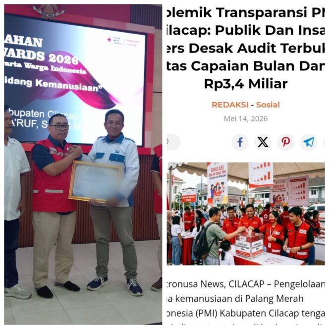 
Polemik Dana PMI Cilacap Memanas, Muncul Tudingan Tebang Pilih Media hingga Desakan Audit Eksternal