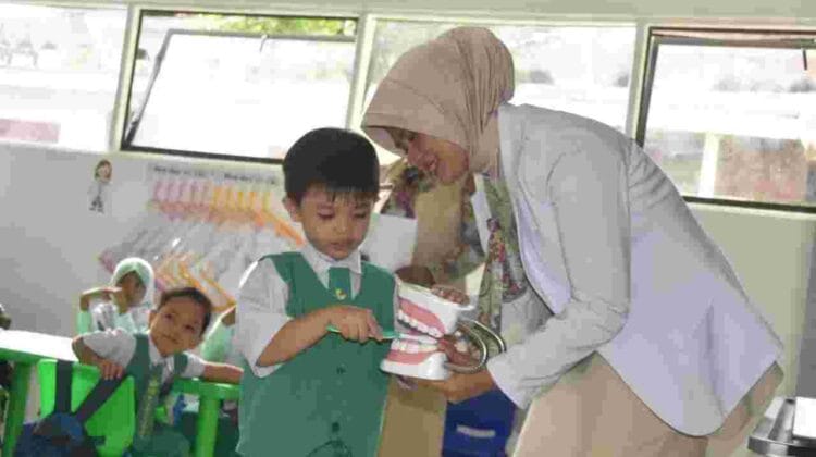 Yayasan Kartika Jaya Kodim 1002/HST Gelar Edukasi Kesehatan Gigi dan Tumbuh Kembang Anak