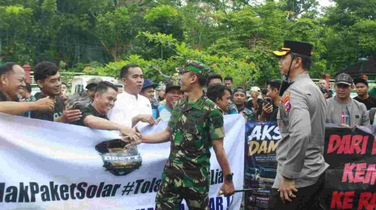Forkopimda Tabalong Terima Aspirasi Sopir Truk, Dandim Tekankan Aksi Damai dan Tertib