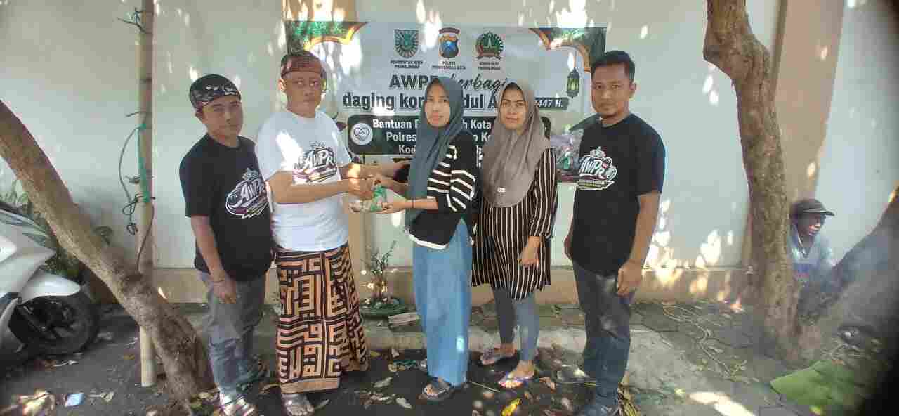 AWPR Tebar Kepedulian di Hari Raya Idul Adha 1447 H, Ribuan Paket Daging Kurban Disalurkan untuk Warga Probolinggo