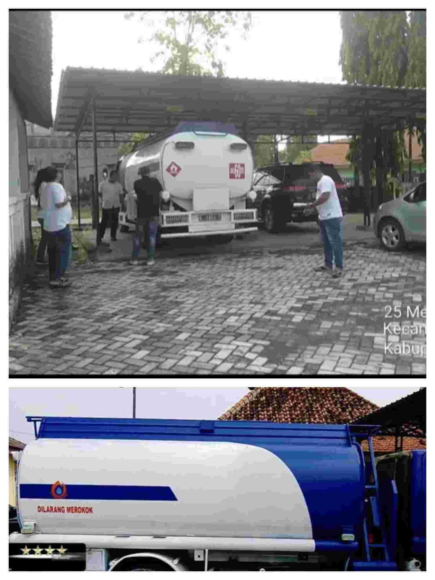 Truk Tangki Diduga Angkut Solar Subsidi di Sukorame Lamongan Jadi Sorotan Warga
