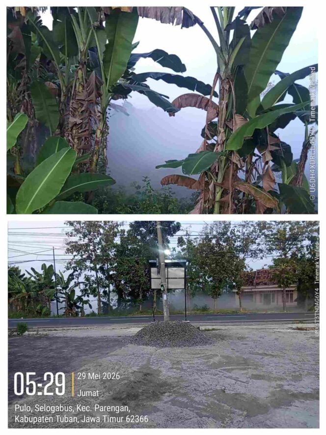 
Pagi Mencekam di Selogabus, Asap Berbau Gas dari Gudang PT NESR Bikin Warga Panik
