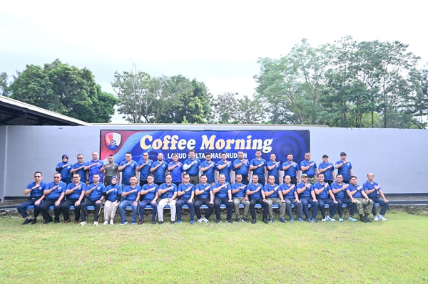 Pererat Sinergitas, Lanud Sultan Hasanuddin Gelar Coffee Morning dan Latihan Menembak Eksekutif Bersama Forkopimda