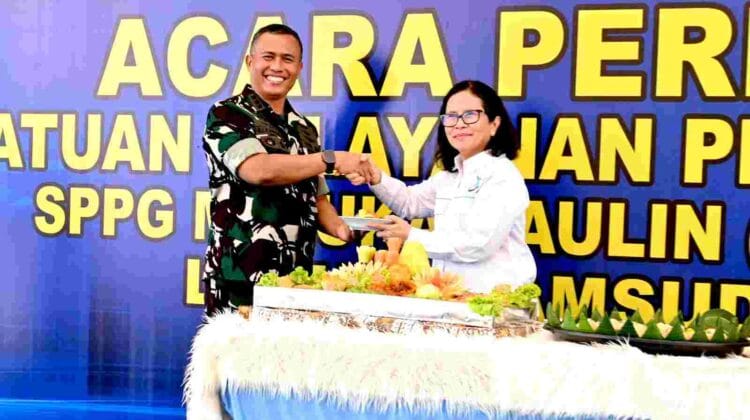 Dukung Program Asta Cita Presiden RI, Danlanud Sjamsudin Noor Resmikan SPPG Maluka Baulin Perkuat Gizi Generasi Bangsa