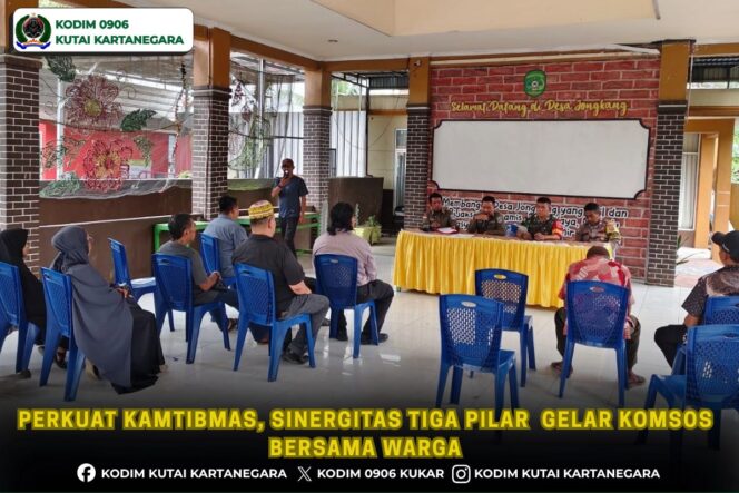
Perkuat Kamtibmas, Sinergitas Tiga Pilar Gelar Komsos Bersama Warga ‎