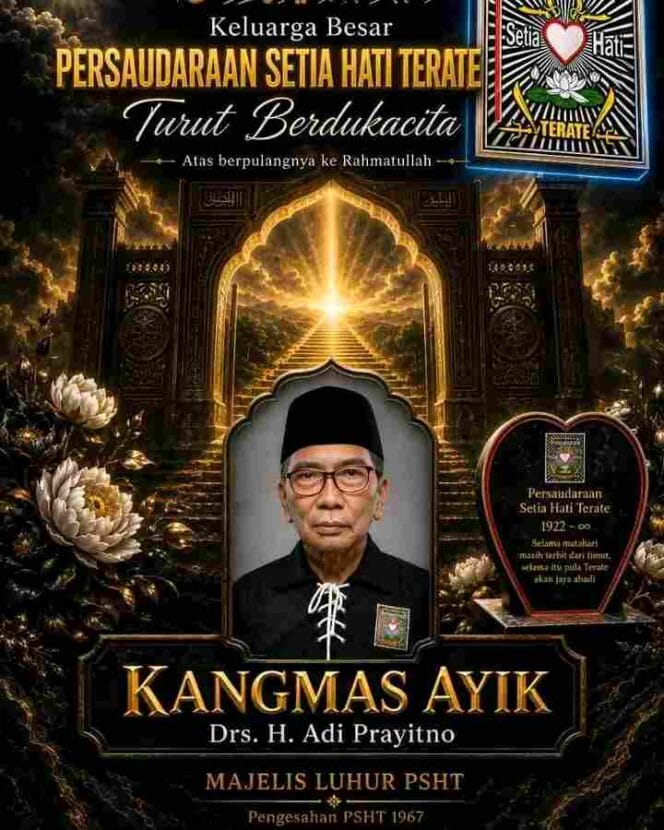 
Majelis Luhur PSHT Drs. H. Adi Prayitno Tutup Usia, Keluarga Besar PSHT Berduka