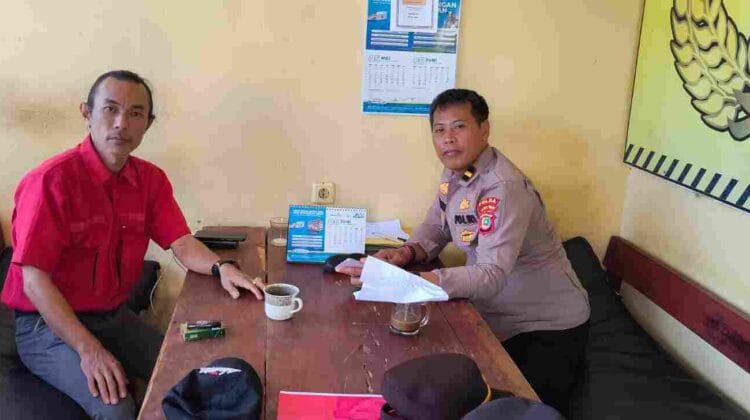 Wapimpred Media Patrolihukum. net Jalin Silahturahmi Bersama Kasubsektor Toili Barat, Wujud Sinergitas Mitra Kerja.
