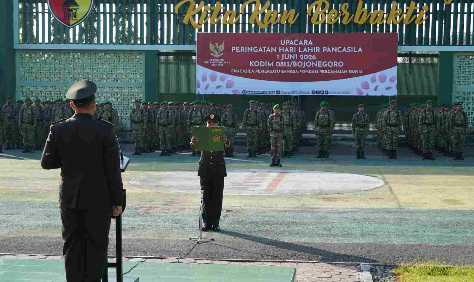 Peringati Harlah Pancasila 2026, Kodim Bojonegoro Gelar Upacara Bendera