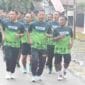 Jaga Kebugaran dan Kekompakan, Kodim 1002/HST Gelar Aerobik Keliling Kota Barabai