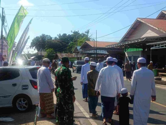 
Koramil 1002-08/LAU Kawal Haul KH. Mahfuz Amin, Ribuan Jamaah Padati Ponpes Ibnul Amin Pemangkih