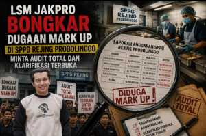LSM JAKPRO Bongkar Dugaan Mark Up di SPPG Rejing Probolinggo, Minta Audit Total dan Klarifikasi Terbuka