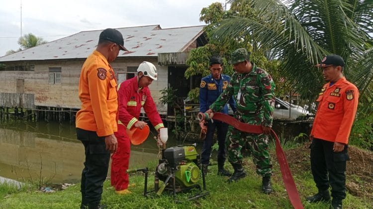 TNI-Polri, BPBD dan BPK Murakata Bersinergi dalam Latihan Karhutla