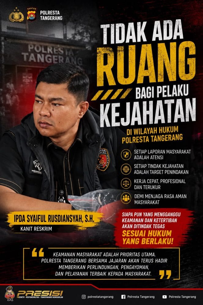 
Perwira Reskrim IPDA Syaiful Rusdiansyah, Santun kepada Warga dan Keras terhadap Penjahat