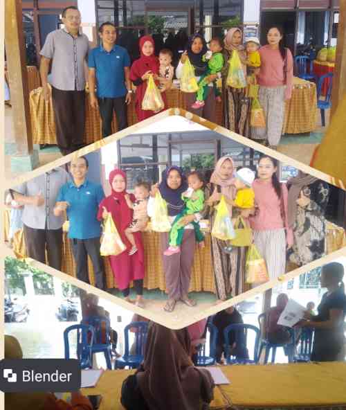 Desa Sumberagung Salurkan PMT untuk Balita dan Ibu Hamil Guna Cegah Stunting