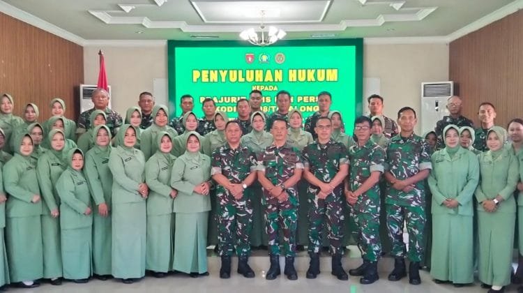 Melalui Penyuluhan Hukum, Kodim 1008/Tabalong Tingkatkan Disiplin dan Kepatuhan Personel