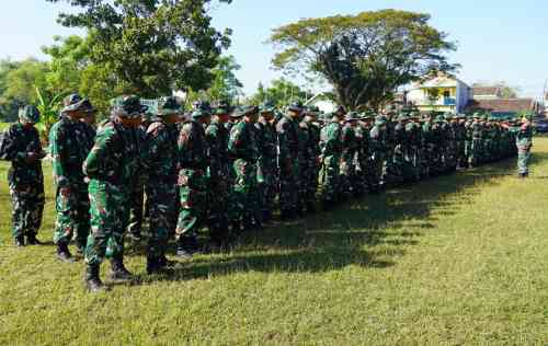Uji Kemampuan Jasmani Militer Prajurit, Kodim Bojonegoro Gelar PSJM Sistem Blok