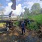 Kodim 1008/Tabalong Genjot Pembangunan Jembatan Garuda Merah Putih di Desa Muang, Dukung Mobilitas dan Perekonomian Warga