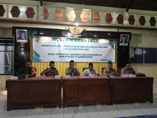 Musyawarah Desa Sukorejo Bentuk Panitia Pemilihan BPD Tahun 2026 Musyawarah Desa Sukorejo Bentuk Panitia Pemilihan BPD Tahun 2026