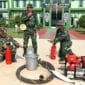 Kodim 0906/Kkr Gelar Latihan Penanggulangan Kebakaran, Asah Kesiapsiagaan Prajurit