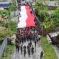 Kodim 1714/PJ, Polri Bersama Pemda Gelar Kirab Merah Putih: Bersatu Dalam Keberagaman, Berdaulat Dalam Persatuan Menjaga NKRI Harga Mati