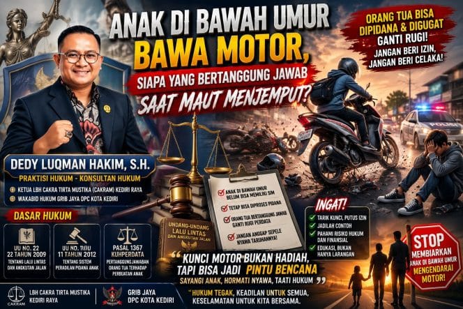 
Siapa Sesungguhnya yang Bersalah Saat Anak Bawah Umur Sebabkan Kecelakaan? Hukum Menjawab Tegas
