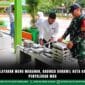 Pastikan Kelayakan Menu Makanan, Babinsa Koramil Kota Bangun Kawal Penyaluran MBG