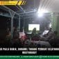 Lewat Nobar Piala Dunia, Koramil Tabang Perkuat Silaturahmi dengan Masyarakat