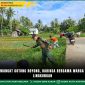 Dengan Semangat Gotong Royong, Babinsa Bersama Warga Bersihkan Lingkungan