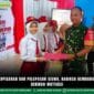 Hadiri Perpisahan dan Pelepasan Siswa, Babinsa Kembang Janggut Berikan Motivasi