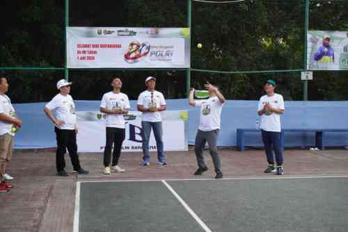 Dandim 1008/Tabalong Hadiri Pembukaan Tabalong Smart Tennis Tournament Seri 2, Wujud Dukungan Pembinaan Atlet Daerah