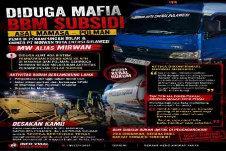 Usai Pemberitaan Terbit, Owner Perusahaan Diduga Intimidasi Jurnalis, Kasus Dugaan Solar Subsidi Diminta Diusut Tuntas Usai Pemberitaan Terbit, Owner Perusahaan Diduga Intimidasi Jurnalis, Kasus Dugaan Solar Subsidi Diminta Diusut Tuntas