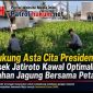 Dukung Asta Cita Presiden, Polsek Jatiroto Kawal Optimalisasi Lahan Jagung Bersama Petani