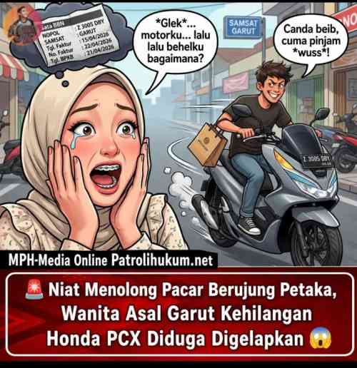 Niat Menolong Pacar Berujung Petaka, Wanita Asal Garut Kehilangan Honda PCX Diduga Digelapkan Niat Menolong Pacar Berujung Petaka, Wanita Asal Garut Kehilangan Honda PCX Diduga Digelapkan