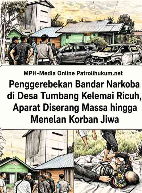 Penggerebekan Bandar Narkoba di Desa Tumbang Kelemai Ricuh, Aparat Diserang Massa hingga Menelan Korban Jiwa Penggerebekan Bandar Narkoba di Desa Tumbang Kelemai Ricuh, Aparat Diserang Massa hingga Menelan Korban Jiwa