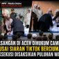Pasangan di Aceh Dihukum Cambuk Usai Siaran TikTok Berciuman, Eksekusi Disaksikan Puluhan Warga