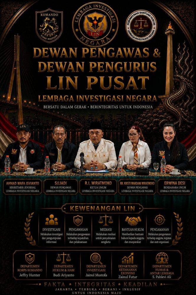 
AHU PERUBAHAN LIN HASIL MUBESLUB SURABAYA RESMI TERBIT, DPD Bilang : OKNUM PEMBUAT GADUH HARUS HENTIKAN FITNAH